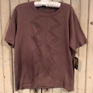 NWT coffee colored sweater.